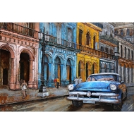 Metall - Wandbild "Kuba - Havanna"
