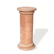 TonStudio Terrakotta Säule, rund, Sockel