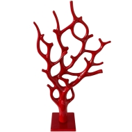 Bosa Skulptur "Coralli Einzelne Koralle" von Francesca Bosa, rubinrot