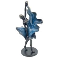 Bronzeskulptur "Ballerina in der Pirouette", groß