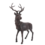 Bronzeskulptur "Kleiner Hirsch"