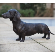 Bronzeskulptur "Dackel Willy"
