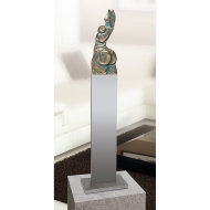 Beispielansicht der Bronzefigur "Venusische Zeichen unter der Haut"