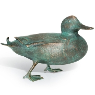 Edition Strassacker Bronzeskulptur "Stockente"