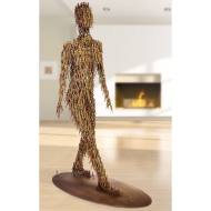 Beispielansicht der Bronzeskulptur "Going"