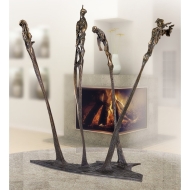 Bronzeskulptur "Dort, wo der Morgen beginnt"