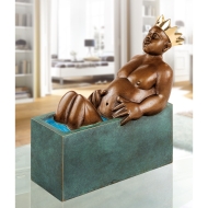 Beispielansicht der Bronzeskulptur "Königliches Bad"
