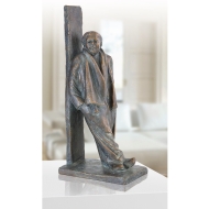 Beispielansicht der Bronzeskulptur "Gelassenheit"