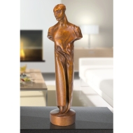 Beispielansicht der Bronzefigur "Jüngling im Wind"