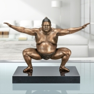 Edition Strassacker Bronzeskulptur "Sumo"