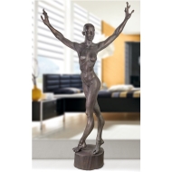 Beispielansicht der Bronzeskulptur "Nackter Tanz"