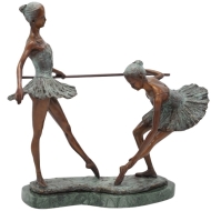 Bronzeskulptur "Ballerina-Duett"