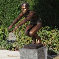 Schwimmerin Bronze