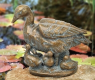 Bronzeskulptur Entenfamilie von Strassacker