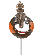 Bronzeskulptur Maske von Strassacker