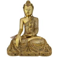 Sitzender Buddha - Holz - 62cm