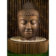 Buddha - Kopf als Wasserspiel - Komplettset, 100cm