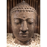 Buddha - Kopf als Wasserspeier - Komplettset
