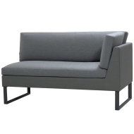 Cane-line Flex 2-Sitzer Sofa, links