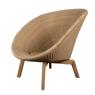 Cane-line Peacock Weave Loungesessel, Flat Weave