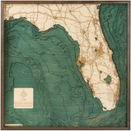 Cutting Brothers 3D-Holzkarte "Florida"