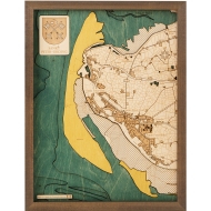 Cutting Brothers 3D-Holzkarte "Sankt Peter-Ording"