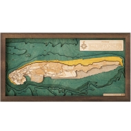 Cutting Brothers 3D-Holzkarte "Norderney" - Größe S