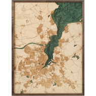 Cutting Brothers 3D-Holzkarte "Kieler Bucht"