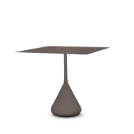 DEDON Satellite Esstisch 78cm in black pepper