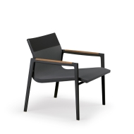 Dedon Dean Sessel in schwarz 