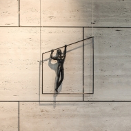 Disarmonia Vitruviana Bronzeskulptur