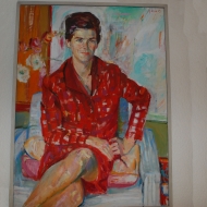 Harald Duwe "Damenportrait einer Reedersfrau aus Hamburg von 1965"