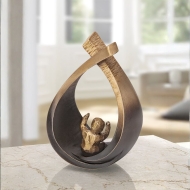 Edition Strassacker Bronzeskulptur "Geburt (1 Kind)" - limitiert