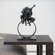 Bronzeskulptur "Musing" von Jacques Vanroose