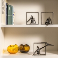 Bronzeskulptur "Outside View" von Jacques Vanroose