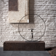 Bronzeskulptur "Partnering" von Jacques Vanroose