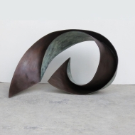 Bronzeskulptur "Ocean Wave" von Vera Borghgraef