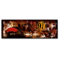 Wandbild "Hogwarts - Gleis 9 3/4" auf Leinwand