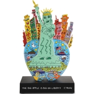 Goebel Skulptur "Big Apple on Liberty" von James Rizzi