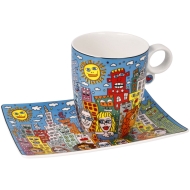 Goebel Künstlertasse "Summer in the City" von James Rizzi