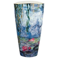 Goebel Vase "Seerosen mit Weide", klein, von Claude Monet