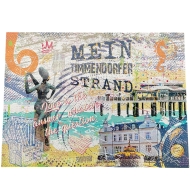 Wandbild "Mein Timmendorfer Strand"– 90×120 cm – Alu-Trägerrahmen von Gerd Müller