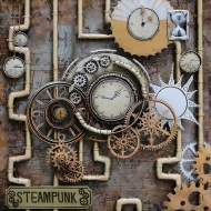Metall - Wandbild "Steampunk"