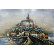 Metall - Wandbild "Le Mont-Saint-Michel"