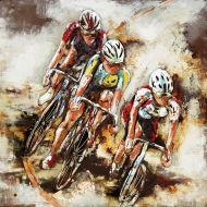 Tour de france metallbild