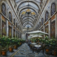 Metall - Wandbild "Galerie Vivienne Paris"