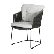 Cane-line Moments Armlehnstuhl in dunkelgrau inkl. Kissen - Ausstellungsstück