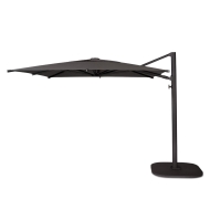 DEDON Reav Sonnenschirm Square M Cantilever - 300cm inkl. Abdeckhaube in Anthrazit