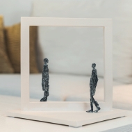 Bronzeskulptur Reflection