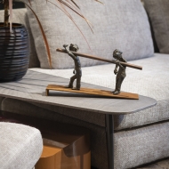 Bronzeskulptur "Teamwork" von Freddy De Waele